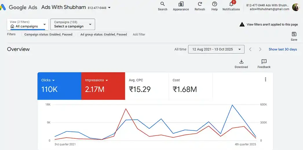Google Ads campaign screenshot 3